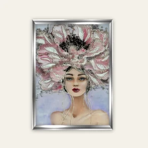 "Mergina su gėlėmis ant galvos"